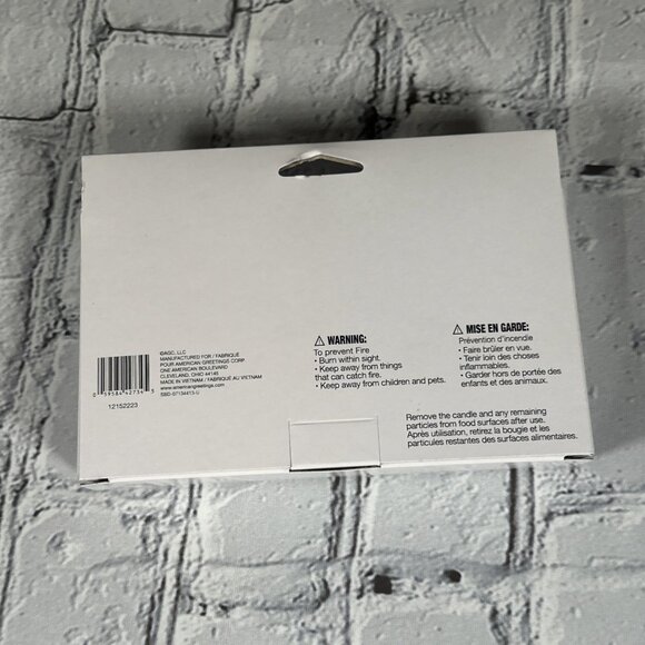 American Greetings Happy Birthday Toothpick Candle Set 13pc Blue Orange Yellow - Picture 6 of 6